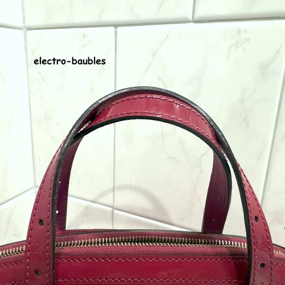 Gucci Style # 309617 Micro1Guccissima Convertible Med Dome Patent Leather - EUC! - Picture 14 of 16